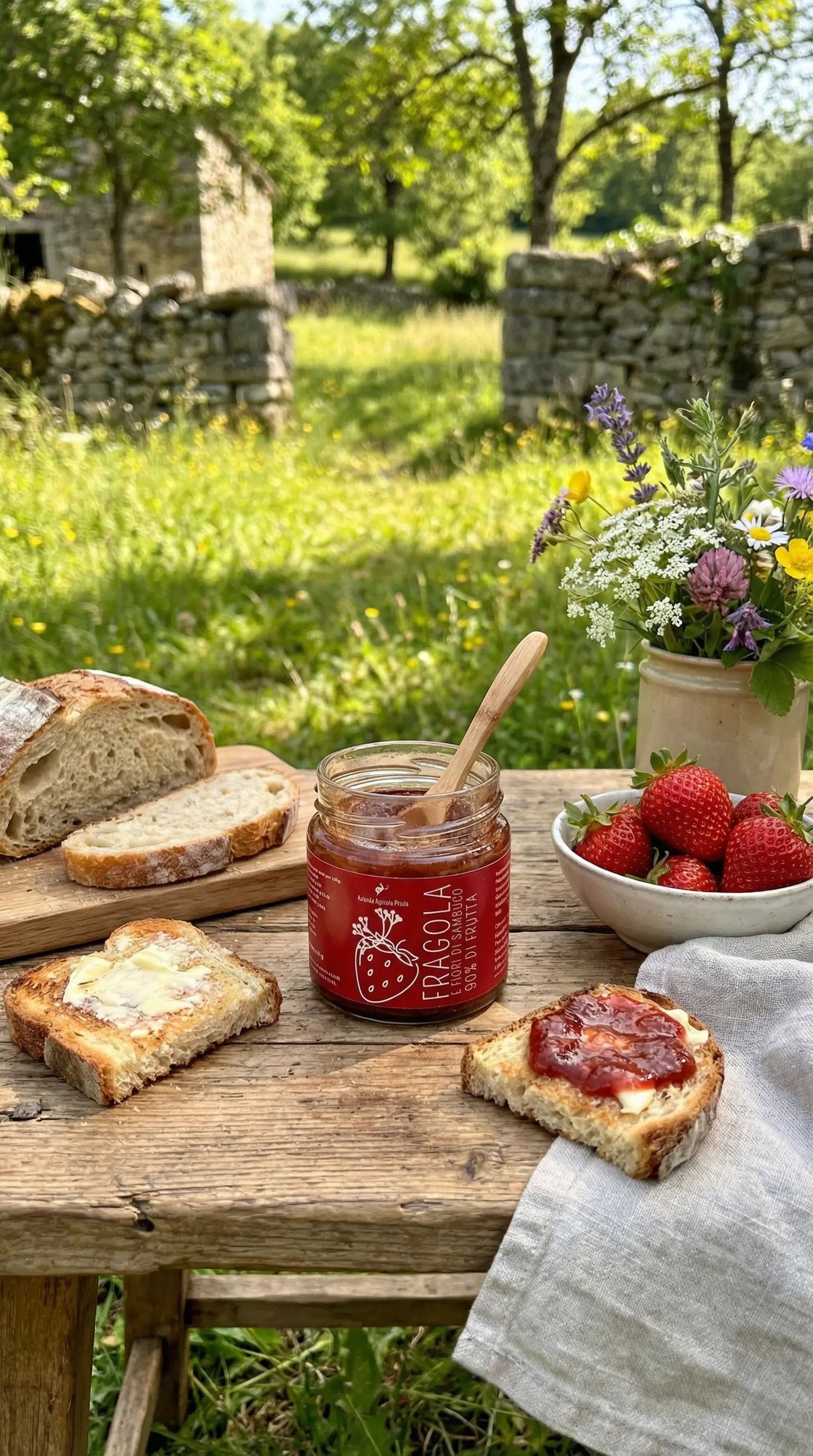 Composta di Fragola e Fiori di Sambuco | L'eleganza in un vasetto